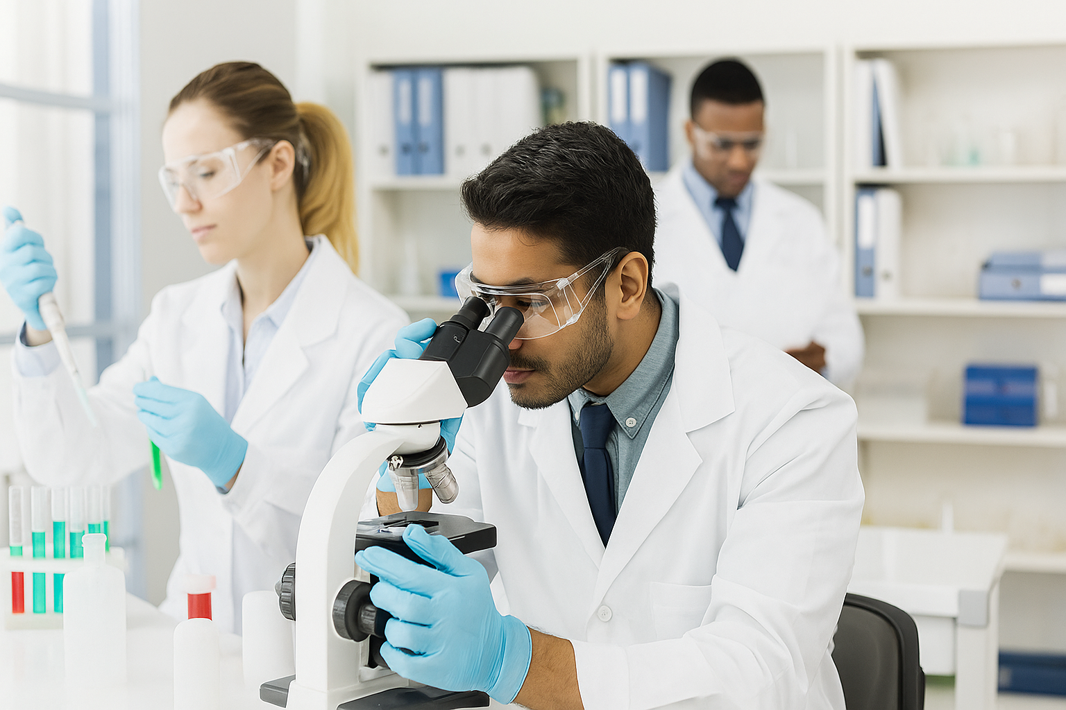 Research Scientists in Laboratory